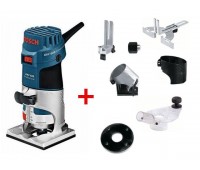 Фрезер кромковий Bosch GKF 600 + приладдя