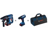 Акумуляторний перфоратор Bosch GBH 180 Li + шуруповерт Bosch GSR 180 Li