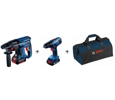 Акумуляторний перфоратор Bosch GBH 180 Li + шуруповерт Bosch GSR 180 Li Акумуляторний перфоратор Bosch GBH 180 Li + шуруповерт Bosch GSR 180 Li