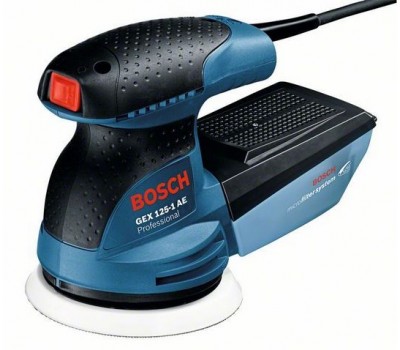 Ексцентрикова шліфувальна машина Bosch GEX 125-1 AE в кейсі