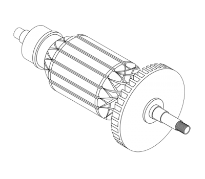 Якір для електрорубанку DWT HB02-82