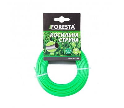 Лісочка для тримера Foresta кругла 15 м 2.7 мм