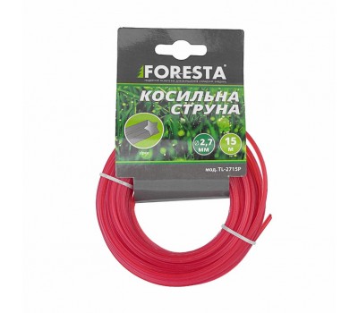 Лісочка для тримера Foresta зірка 15 м 2.7 мм