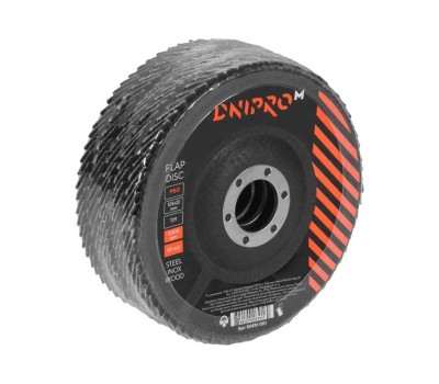 Коло пелюсткове торцеве Dnipro-M Р60, 5 шт/уп конусна, 125 х 22,2 мм Р60