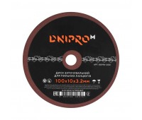 Диск заточувальний для ланцюга Dnipro-M GD-100 100x10x3.2 мм