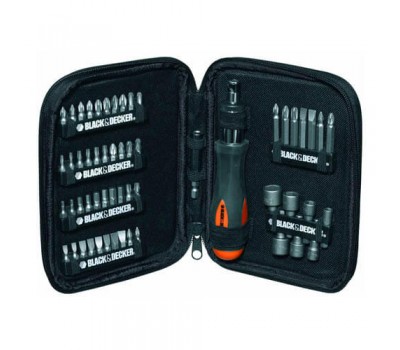 Набір біт 56 предметів BLACK+DECKER A7104