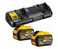 Зарядний пристрій та 2 акумулятори XR FLEXVOLT DCB547 9Ач DeWALT DCB132X2