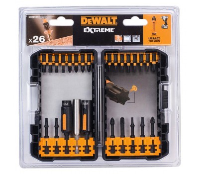 Набір біт IMPACT TORSION EXTREME 26 шт DeWALT DT70614T Набір біт IMPACT TORSION EXTREME 26 шт DeWALT DT70614T
