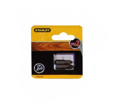 Біти Ph2 25мм STANLEY STA61021 Біти Ph2 25мм STANLEY STA61021