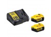 Зарядний пристрій з двома акумуляторами DeWALT DCB115P2
