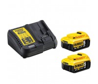 Зарядний пристрій з двома акумуляторами DeWALT DCB115P2