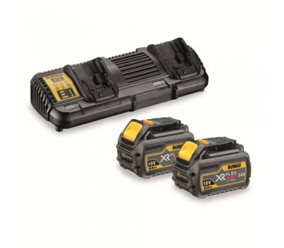 Зарядний пристрій + 2 акумулятори XR FLEXVOLT DeWALT DCB132T2 Зарядний пристрій + 2 акумулятори XR FLEXVOLT DeWALT DCB132T2