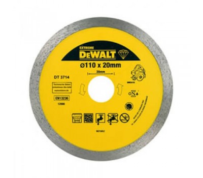 Диск алмазний 110х5мм для плиткорізу DWC410 DeWALT DT3714