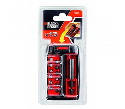 Набір біт 13 предметів BLACK+DECKER A7205