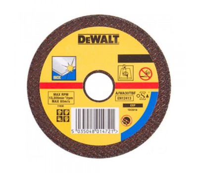Коло відрізне по металу INOX 125х22.23х1.0мм DeWALT DT3445-QZ
