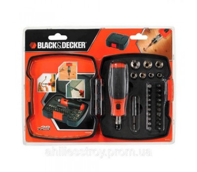 Набір викруткових біт BLACK+DECKER A7174 Набір викруткових біт BLACK+DECKER A7174