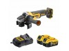 Акумуляторна кутова шліфувальна машина DeWALT DCG405P2 Акумуляторна кутова шліфувальна машина DeWALT DCG405P2