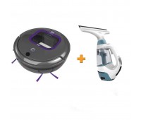Робот-пилосос + подарунок пилосос для миття вікон BLACK+DECKER RVA420BP+WW100