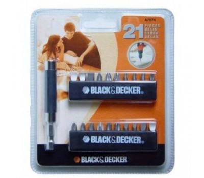 Набір із 21 предмета BLACK+DECKER A7074 Набір із 21 предмета BLACK+DECKER A7074