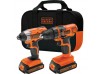 Набір із двох електроінструментів BLACK+DECKER BDCDDIM18B