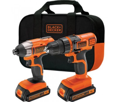 Набір із двох електроінструментів BLACK+DECKER BDCDDIM18B Набір із двох електроінструментів BLACK+DECKER BDCDDIM18B