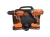 Набір із двох електроінструментів BLACK+DECKER BDCDDIM18B