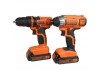 Набір із двох електроінструментів BLACK+DECKER BDCDDIM18B