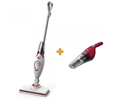 Парова щітка + подарунок акумуляторний пилосос BLACK+DECKER BDS1616R+NVB115WA