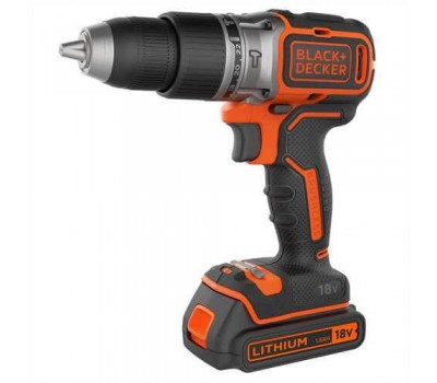 Акумуляторний безщітковий ударний дриль-шуруповерт BLACK+DECKER BL188KB