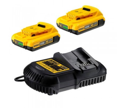 Зарядний пристрій та 2 акумулятори DCB183 2Ач DeWALT DCB115D2