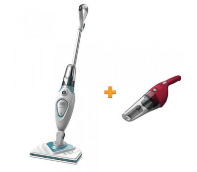 Парова щітка + подарунок акумуляторний пилосос BLACK+DECKER FSM1616+NVB115WA Парова щітка + подарунок акумуляторний пилосос BLACK+DECKER FSM1616+NVB115WA