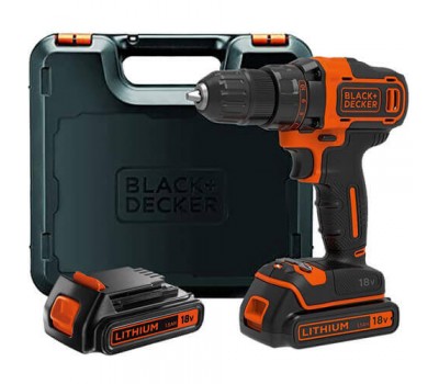 Акумуляторний дриль-шуруповерт BLACK+DECKER BDCDD186KB Акумуляторний дриль-шуруповерт BLACK+DECKER BDCDD186KB