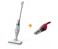 Парова щітка + подарунок акумуляторний пилосос BLACK+DECKER FSM1615+NVB115WA Парова щітка + подарунок акумуляторний пилосос BLACK+DECKER FSM1615+NVB115WA