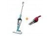 Парова щітка та пароочисник 15в1 + подарунок акумуляторний пилосос BLACK+DECKER FSMH13151SM+NVB115WA