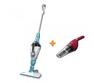 Парова щітка та пароочисник 15в1 + подарунок акумуляторний пилосос BLACK+DECKER FSMH13151SM+NVB115WA