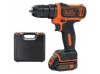 Акумуляторний дриль-шуруповерт BLACK+DECKER BDCD12K