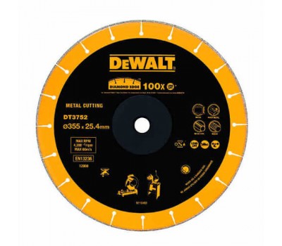 Диск алмазний DeWALT DT3752