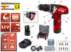 Дрель аккумуляторная Einhell Expert TE-CD 12 X-Li