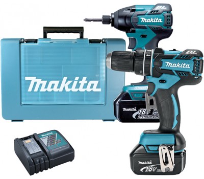 Набор инструментов Makita DLX2002 (DHP480Z, DTD129, BL1830x2, DC18RC) Набор инструментов Makita DLX2002 (DHP480Z, DTD129, BL1830x2, DC18RC)