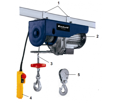 Тельфер электрический Einhell Blue BT-EH 600