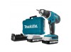 Аккумуляторная дрель-шуруповерт MAKITA DF457DWE