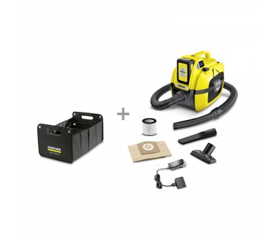 Акумуляторний пилосос Karcher WD 1 Compact Battery Set