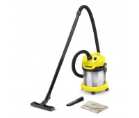 Господарський пилосос Karcher WD 2 Premium Basis з металевим баком