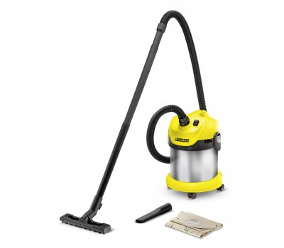Господарський пилосос Karcher WD 2 Premium Basis з металевим баком Господарський пилосос Karcher WD 2 Premium Basis з металевим баком