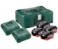 Базовий комплект Metabo LiHD 4x8.0 Ач + 2x ASC Ultra + MetaLoc