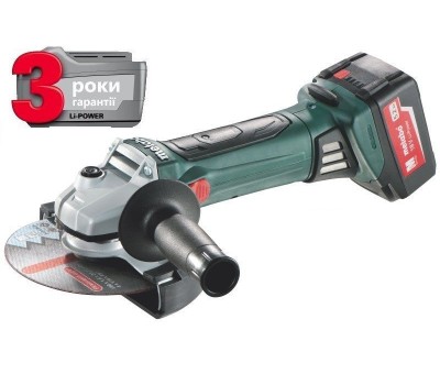 Акумуляторна болгарка Metabo W 18 LTX 150