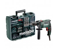 Дриль ударний Metabo SBE 650 БЗП + комплект приладдя