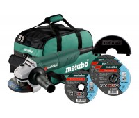 Болгарка Metabo W 750-125 Set