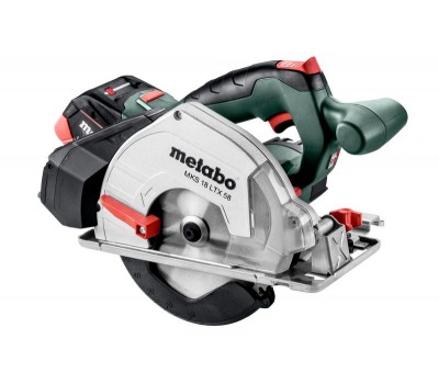 Акумуляторна дискова пилка по металу Metabo MKS 18 LTX 58 LiHD 2x5.5 Ач