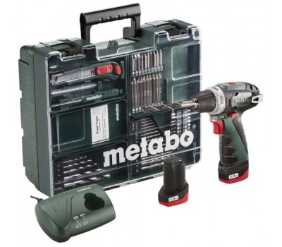 Акумуляторний шуруповерт Metabo PowerMaxx BS Basic Mobile Workshop